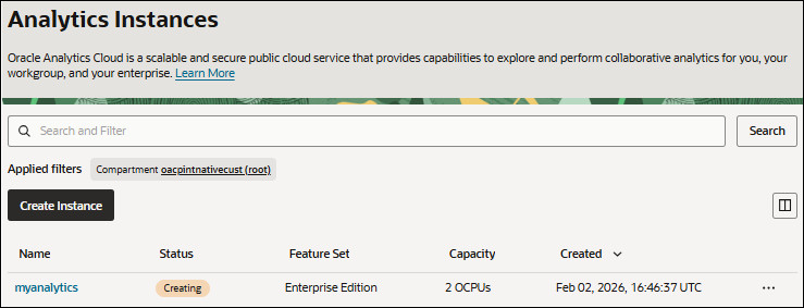 Description of console-oac-create3.jpg follows Description of console-oac-create3.jpg follows