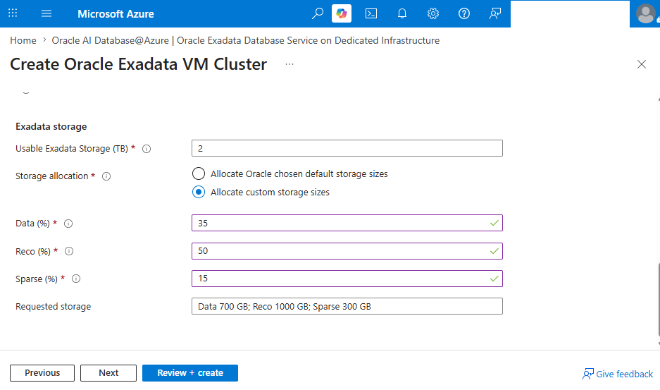 This screenshot shows the steps for creating an Exadata VM Cluster. This screenshot shows the steps for creating an Exadata VM Cluster.