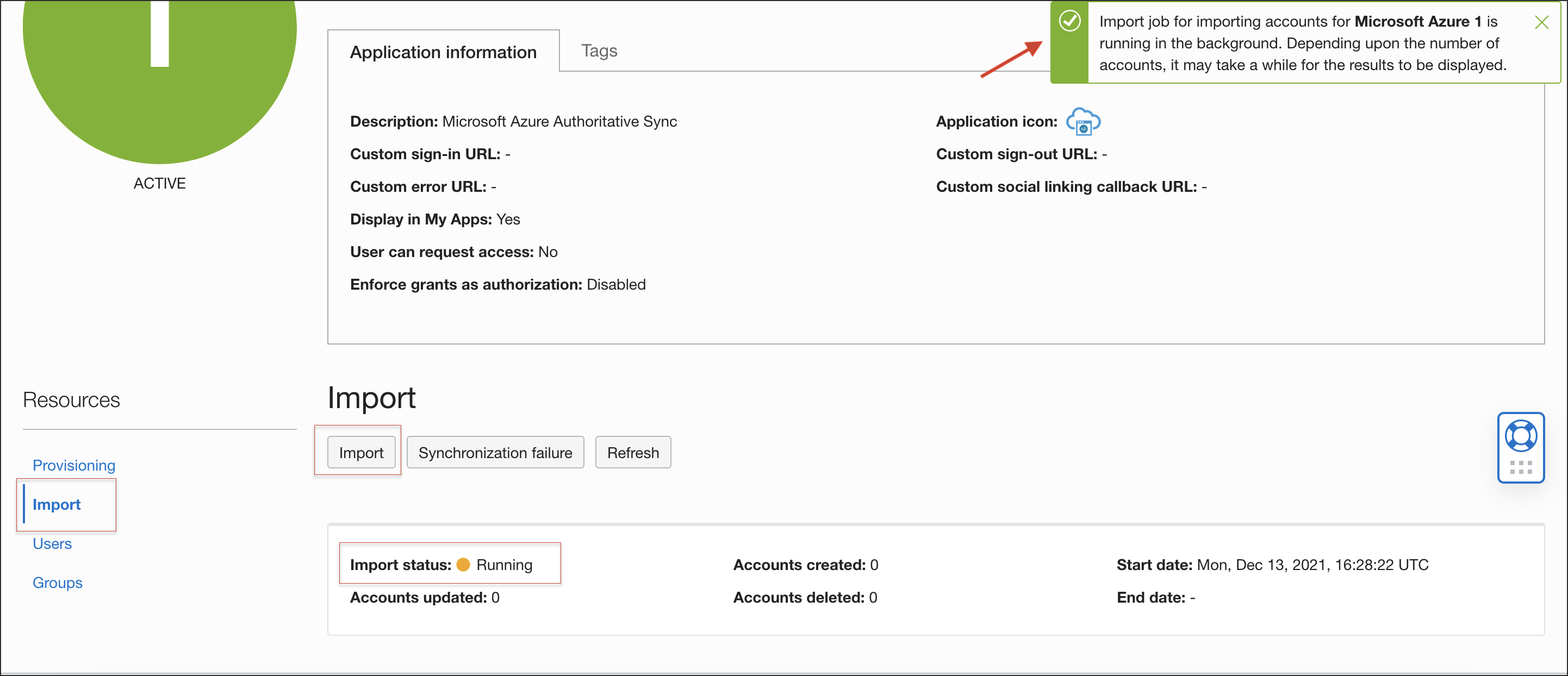 クリックして展開 ユーザーのインポート