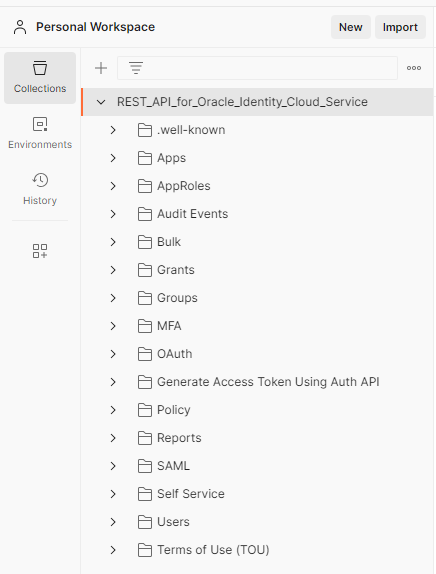コレクションは「コレクション」タブの下に表示されます。