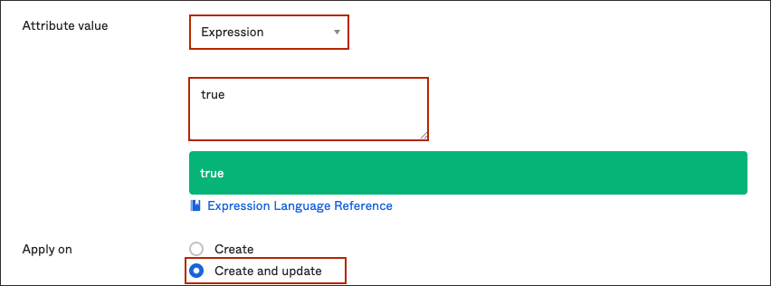 クリックして展開 属性ページ