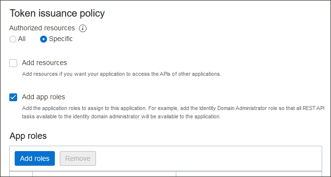 クリックして展開 トークン発行ポリシー