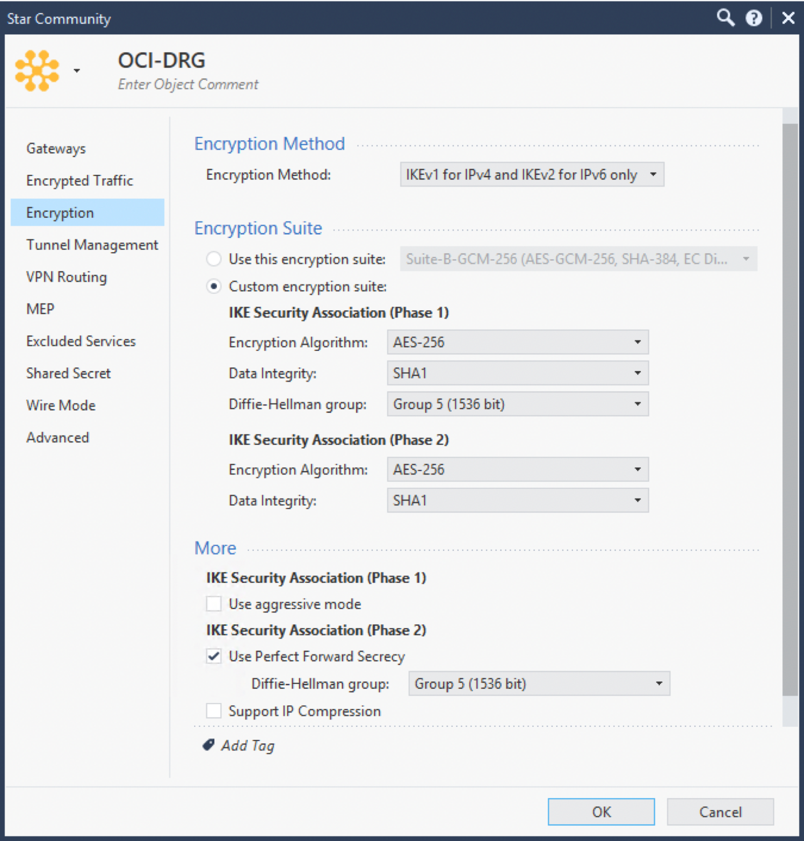 クリックして展開 この図は、フェーズ1およびフェーズ2のパラメータを構成できる場所を示しています。