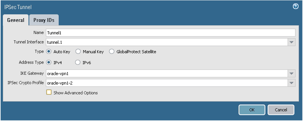 クリックして展開 この図は、ピア1のIPSecセッションを構成する場所を示しています。