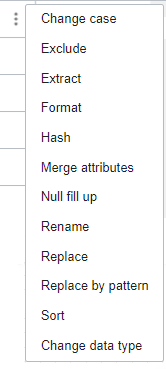 「変換」メニュー