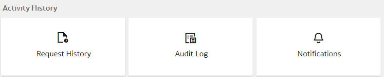 コンソールの「通知」タイル